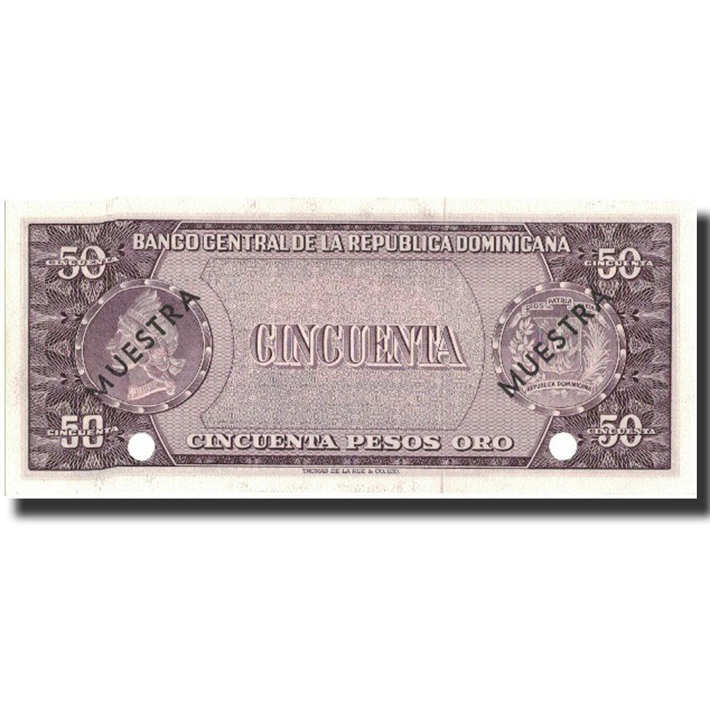 Geldschein, Dominican Republic, 50 Pesos Oro, undated (1964-74), Undated