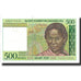 Billete, 500 Francs = 100 Ariary, Undated (1994), Madagascar, Undated, KM:75a