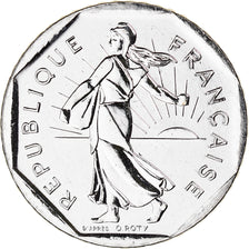 Coin, France, Semeuse, 2 Francs, 2000, Paris, BU, MS(65-70), Nickel, KM:942.2