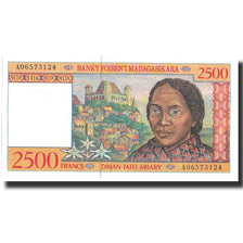 Banknote, Madagascar, 2500 Francs = 500 Ariary, Undated (1998), Undated, KM:81