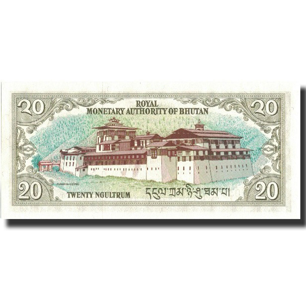 Banknote, Bhutan, 20 Ngultrum, Undated (2000), Undated, KM:23, UNC(65-70)