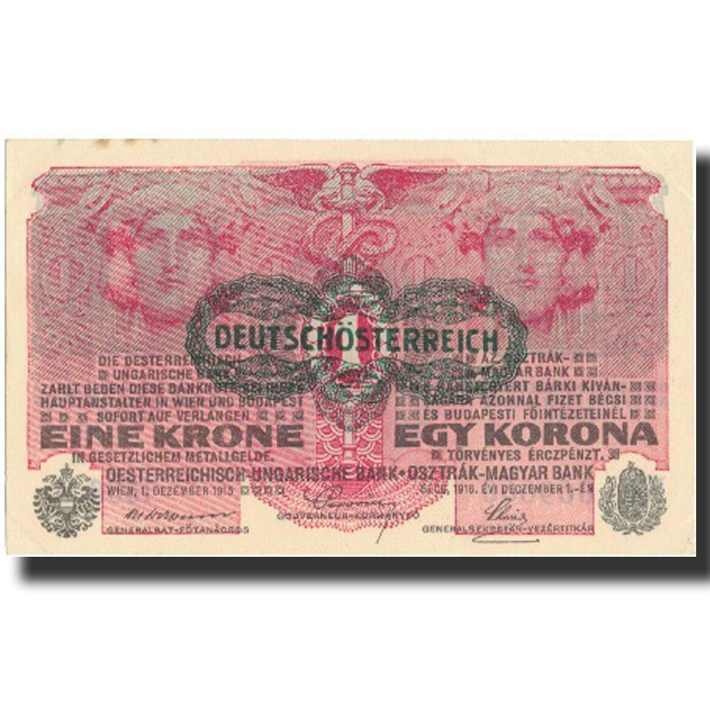 Banknote, Austria, 1 Krone, 1916, 1916-12-01, KM:49, AU(55-58)