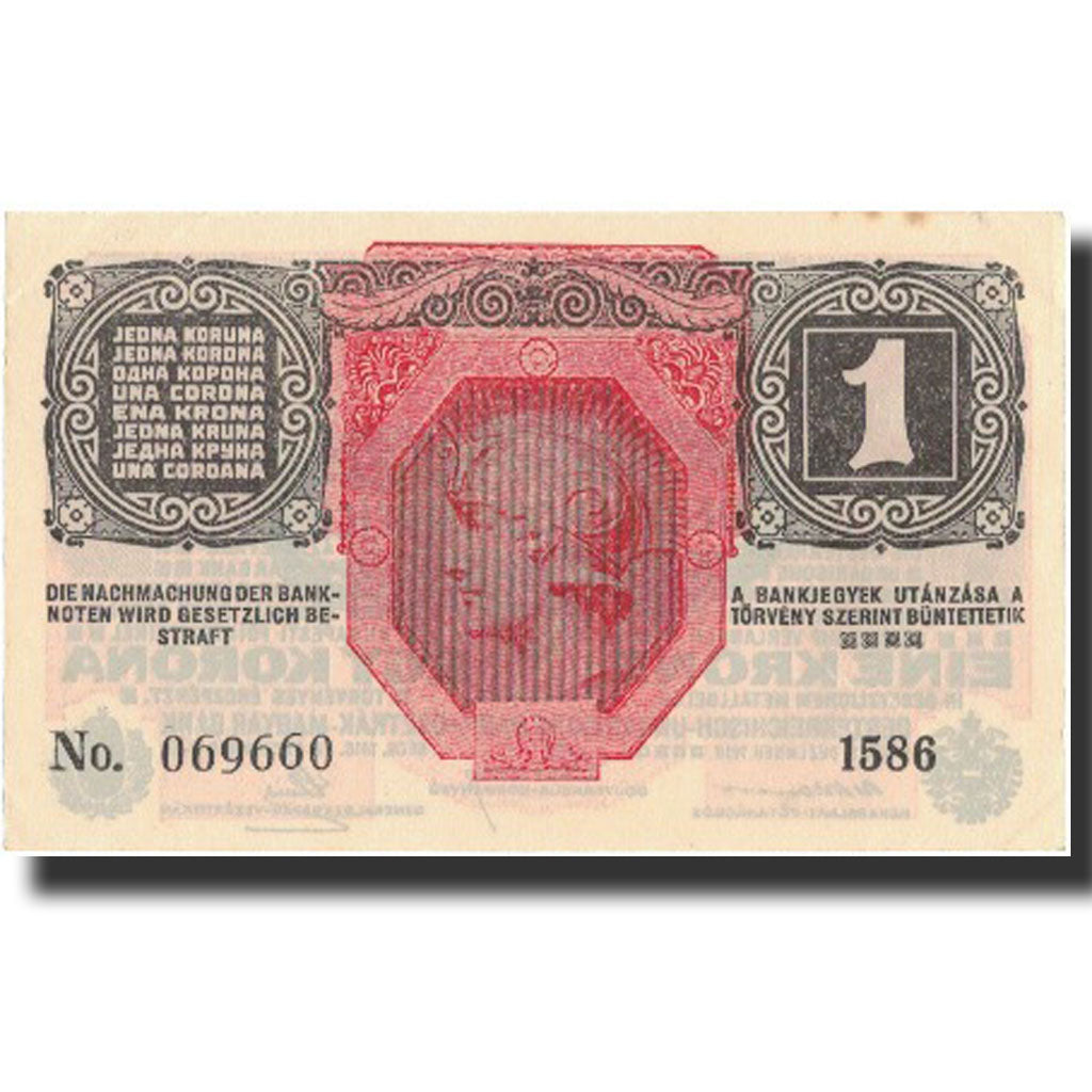 Banknote, Austria, 1 Krone, 1916, 1916-12-01, KM:49, AU(55-58)