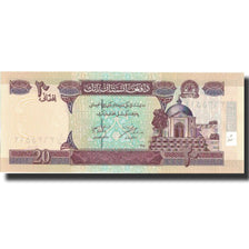 Biljet, Afghanistan, 20 Afghanis, 2002, 2002, KM:68a, NIEUW