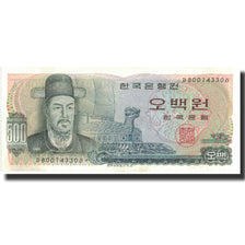 Banconote, Corea del Sud, 500 Won, Undated (1973), Undated, KM:43, FDS