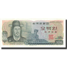 Banknote, South Korea, 500 Won, Undated (1973), Undated, KM:43, UNC(65-70)