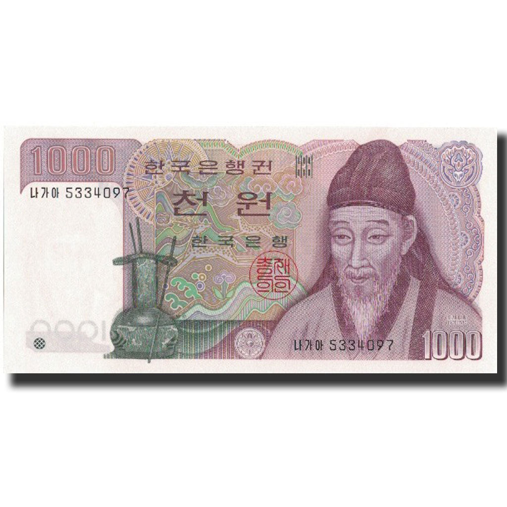 Banknote, South Korea, 1000 Won, Undated (1983), Undated, KM:47, UNC(65-70)