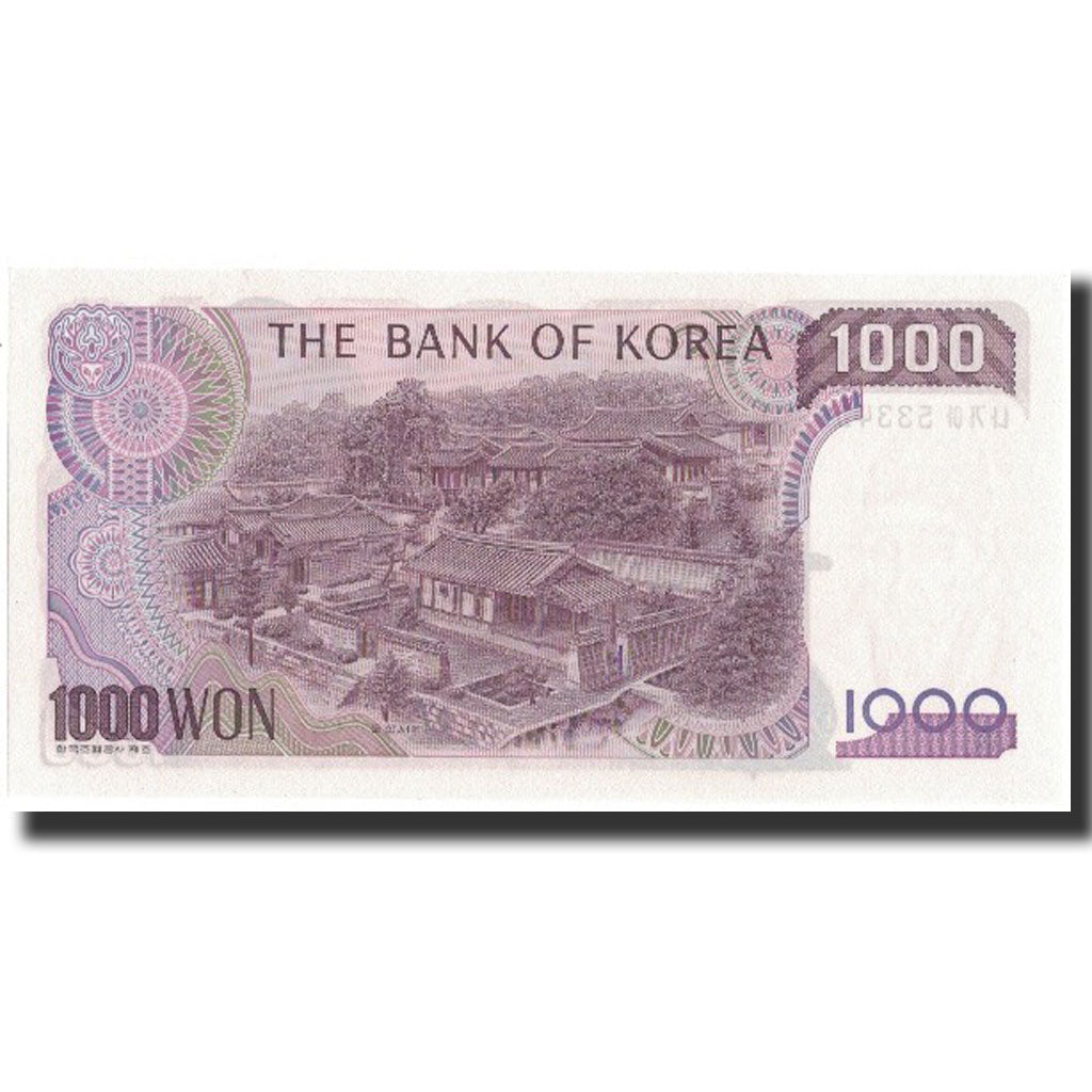 Banknote, South Korea, 1000 Won, Undated (1983), Undated, KM:47, UNC(65-70)