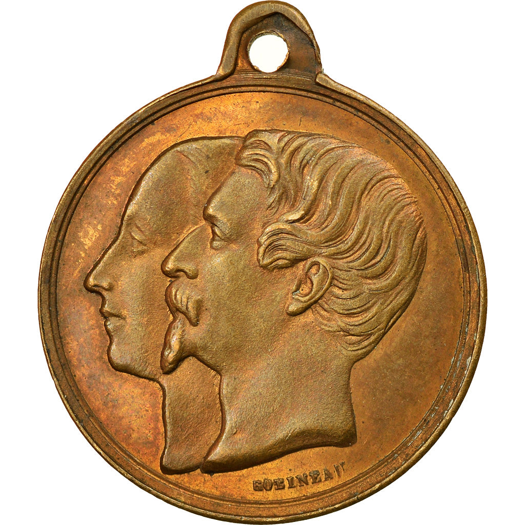 Francia, medaglia, La Ville de Lille pour le Mariage de Napoléon III, 1853