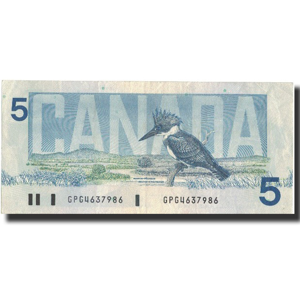 Banknote, Canada, 5 Dollars, 1986, 1986, KM:95c, AU(50-53)