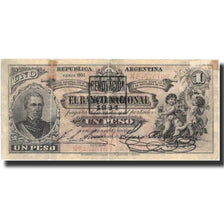 Banknote, Argentina, 1 Peso, 1888, 1888-01-01, KM:S1121b, VG(8-10)