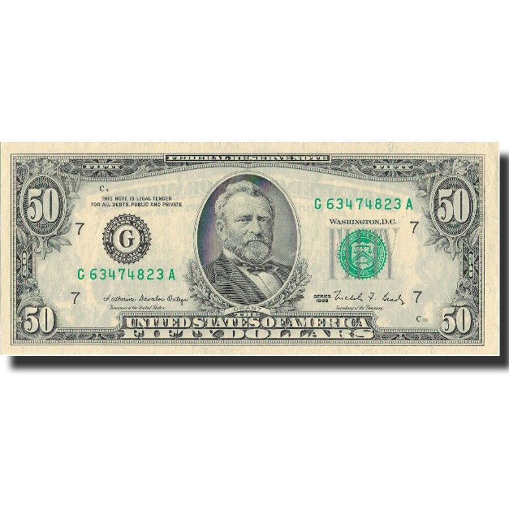 Banknote, United States, Fifty Dollars, 1988, 1988, KM:3826, UNC(63)