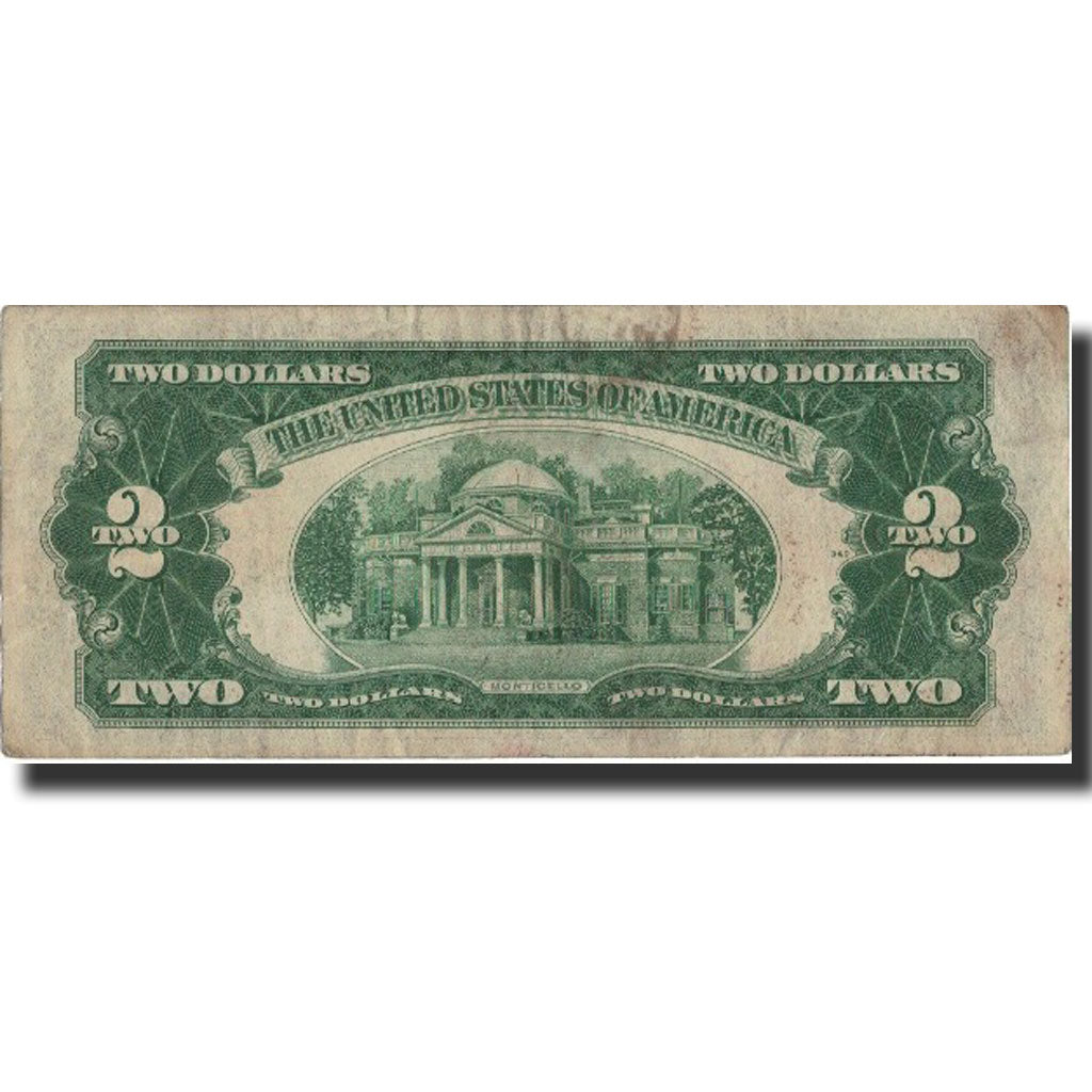 Billet, États-Unis, Two Dollars, 1928, 1928, KM:1619, TB