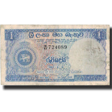 Billet, Ceylon, 1 Rupee, 1960, 1960-08-18, KM:56c, TB+