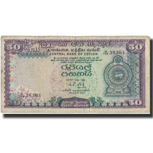 Billete, 50 Rupees, 1977, Sri Lanka, 1977-08-26, KM:81, BC+