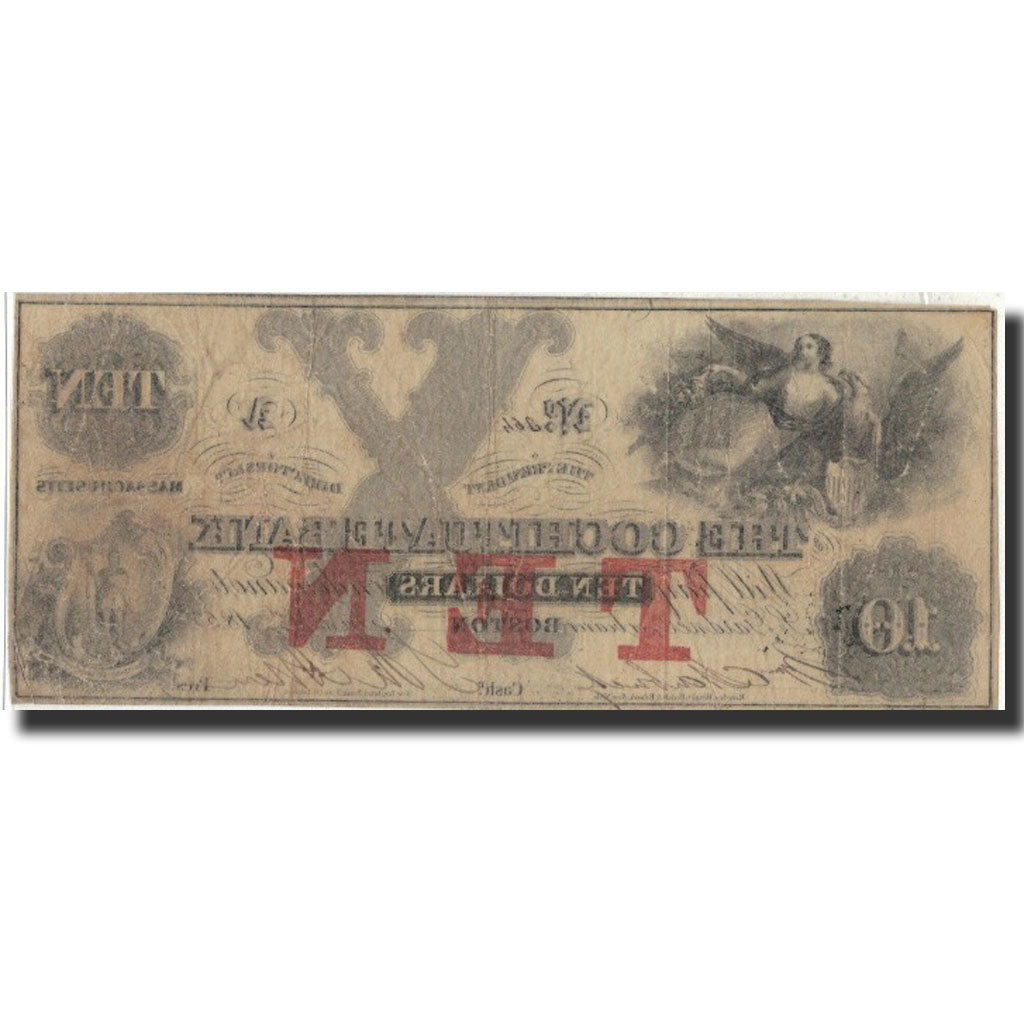 Banknote, United States, 10 Dollars, 1853, 1853-01-01, EF(40-45)