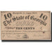 Billet, États-Unis, 10 Cents, 1863, 1863-01-01, KM:858, TTB+