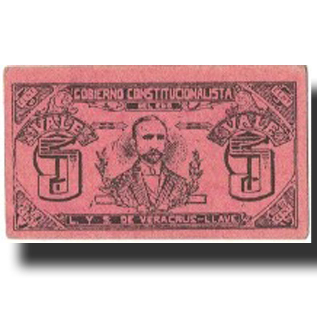 Banconote, Messico - Rivoluzionario, 5 Centavos, 1915, 1915., KM:S1094, BB+