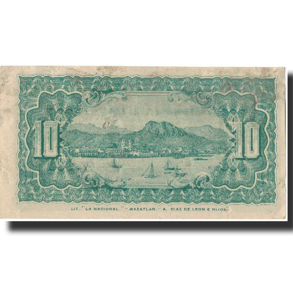 Banknote, Mexico - Revolutionary, 10 Centavos, 1914, 1914-03-16, KM:S1058