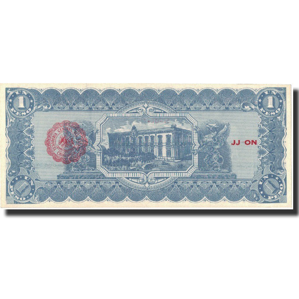 Banknote, Mexico - Revolutionary, 1 Peso, 1915, 1915-6, KM:S530b, UNC(65-70)