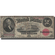 Billete, Two Dollars, 1917, Estados Unidos, 1917, KM:120, RC