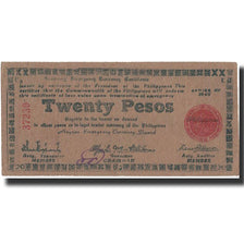 Geldschein, Philippinen, 20 Pesos, 1945, 1945, KM:S685, S+