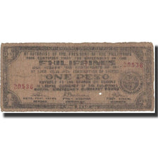 Biljet, Fillipijnen, 1 Peso, 1942, 1942, KM:S135e, B