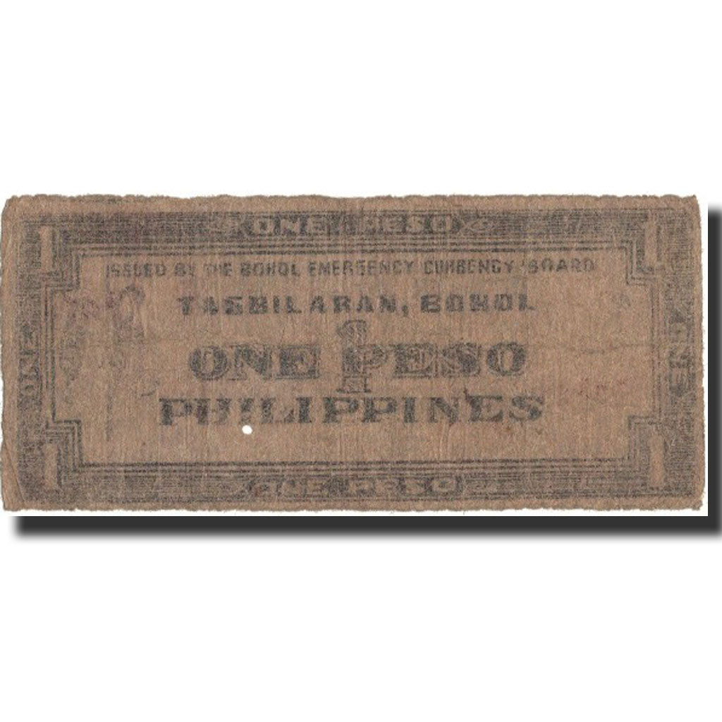 Banknote, Philippines, 1 Peso, 1942, 1942, KM:S135e, VG(8-10)