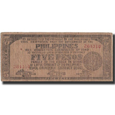 Banknote, Philippines, 5 Pesos, 1942, 1942, KM:S136d, F(12-15)