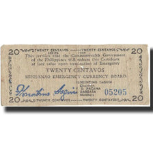 Banknote, Philippines, 20 Centavos, 1944, 1944, KM:S521, F(12-15)