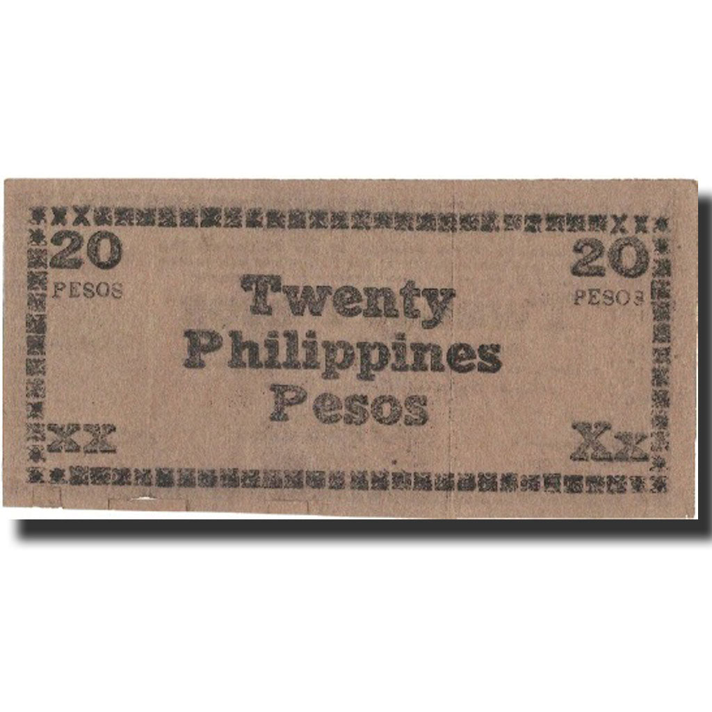Banknote, Philippines, 20 Pesos, 1944, 1944, KM:S680a, VF(20-25)