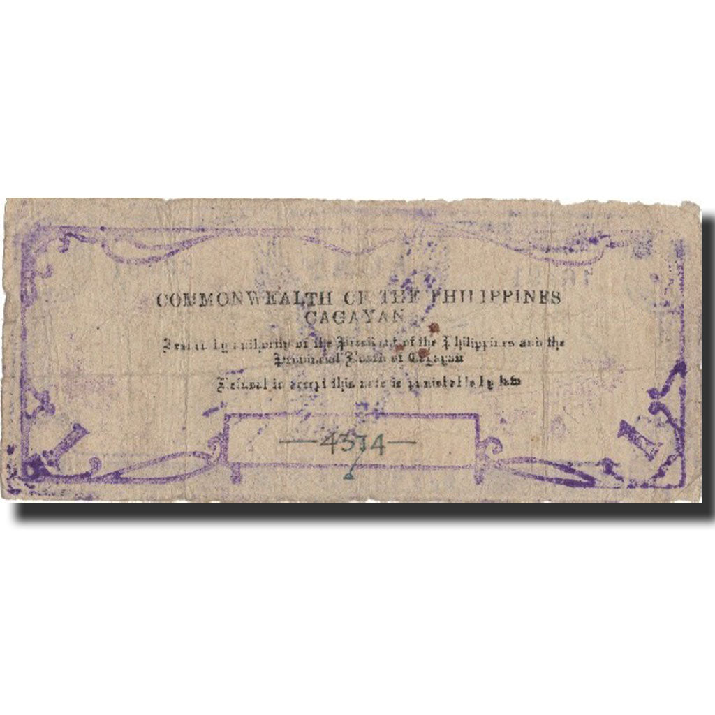 Banknote, Philippines, 1 Peso, Undated, Undated, KM:S187, VG(8-10)