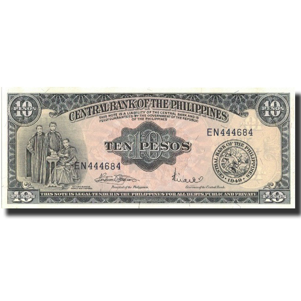 Banknote, Philippines, 10 Pesos, Undated, Undated, KM:136f, UNC(65-70)