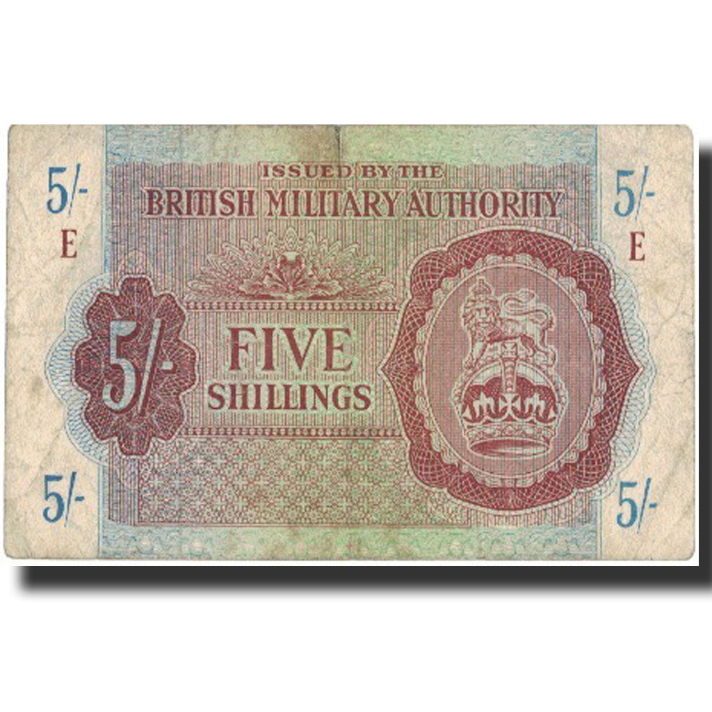 Banknote, Great Britain, 5 Shillings, Undated (1943), Undated, KM:M4, VF(20-25)
