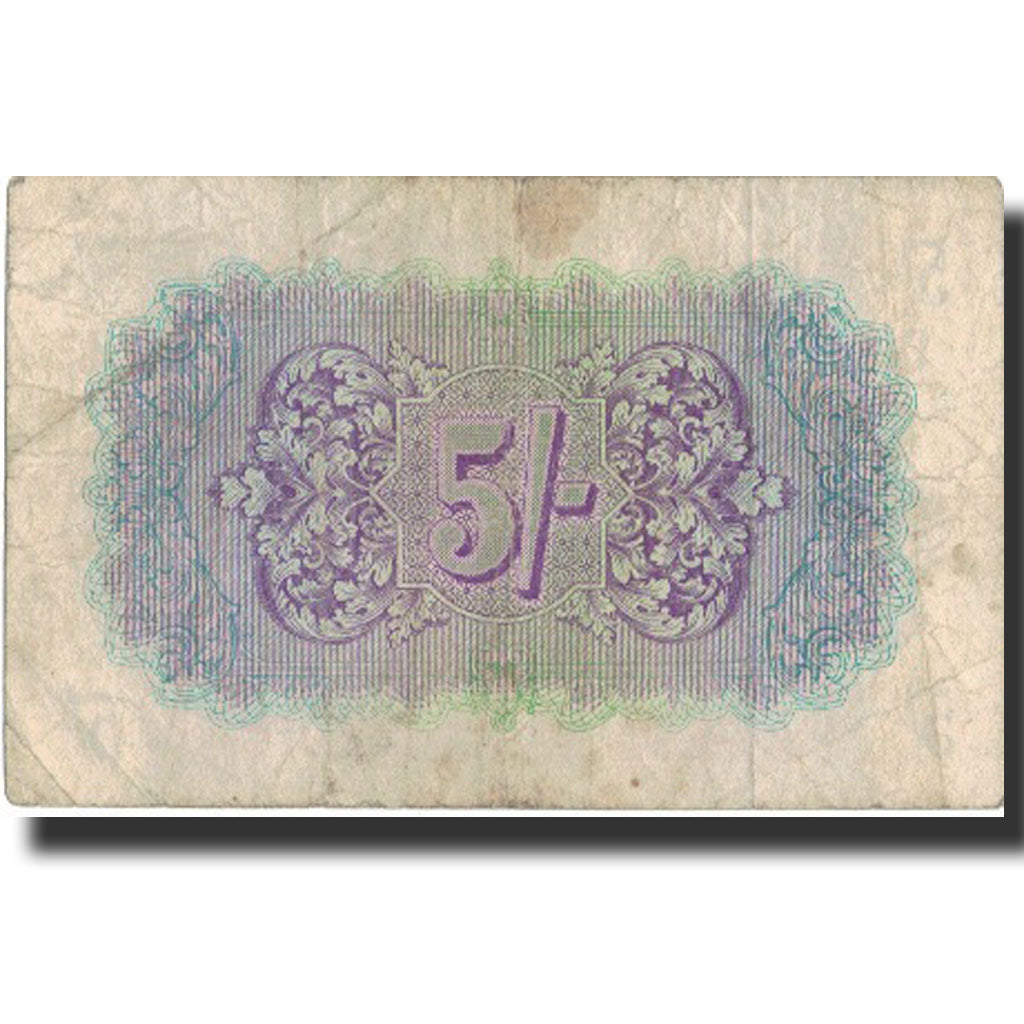 Banknote, Great Britain, 5 Shillings, Undated (1943), Undated, KM:M4, VF(20-25)