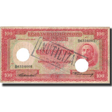 Banknote, Mozambique, 100 Escudos, 1958, 1958-07-24, KM:107, VF(30-35)