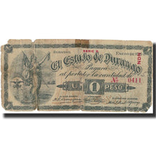 Banknote, Mexico - Revolutionary, 1 Peso, 1914, 1914-01, KM:S731a, VG(8-10)