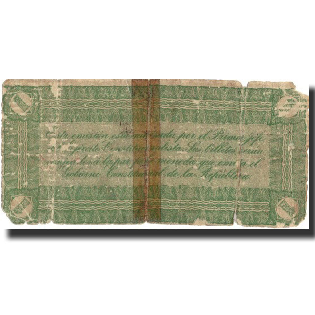Banknote, Mexico - Revolutionary, 1 Peso, 1914, 1914-01, KM:S731a, VG(8-10)