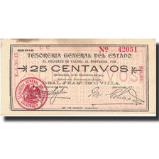 Banknote, Mexico - Revolutionary, 25 Centavos, 1913, 1913-12-10, KM:S551j