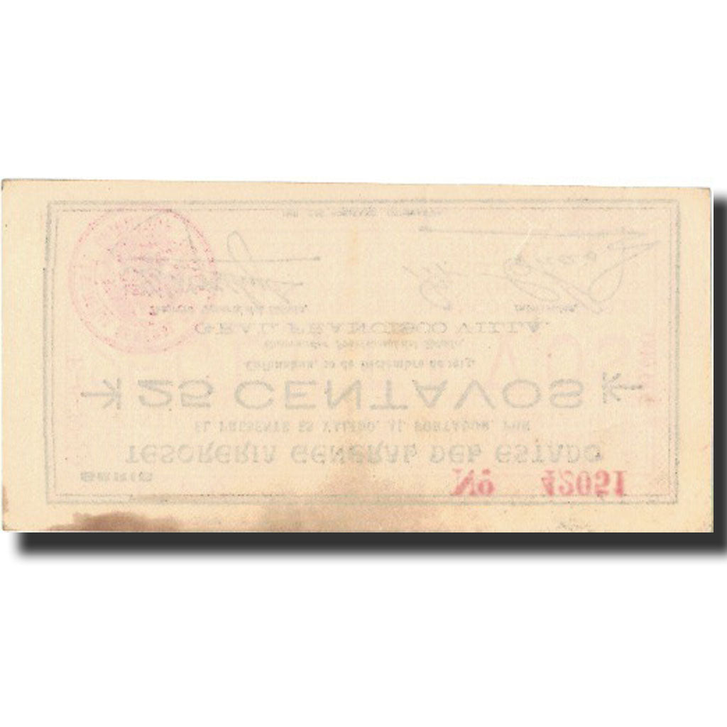 Banknote, Mexico - Revolutionary, 25 Centavos, 1913, 1913-12-10, KM:S551j