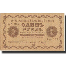 Banknote, Russia, 1 Ruble, 1918, 1918, KM:86a, UNC(60-62)