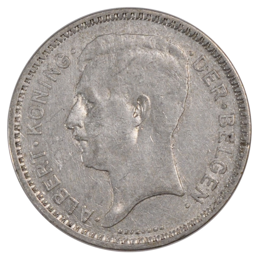Münze, Belgien, 20 Francs, 20 Frank, 1933, SS, Silber, KM:104.1