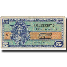 Billet, États-Unis, 5 Cents, Undated (1954), Undated, KM:M29a, TB+