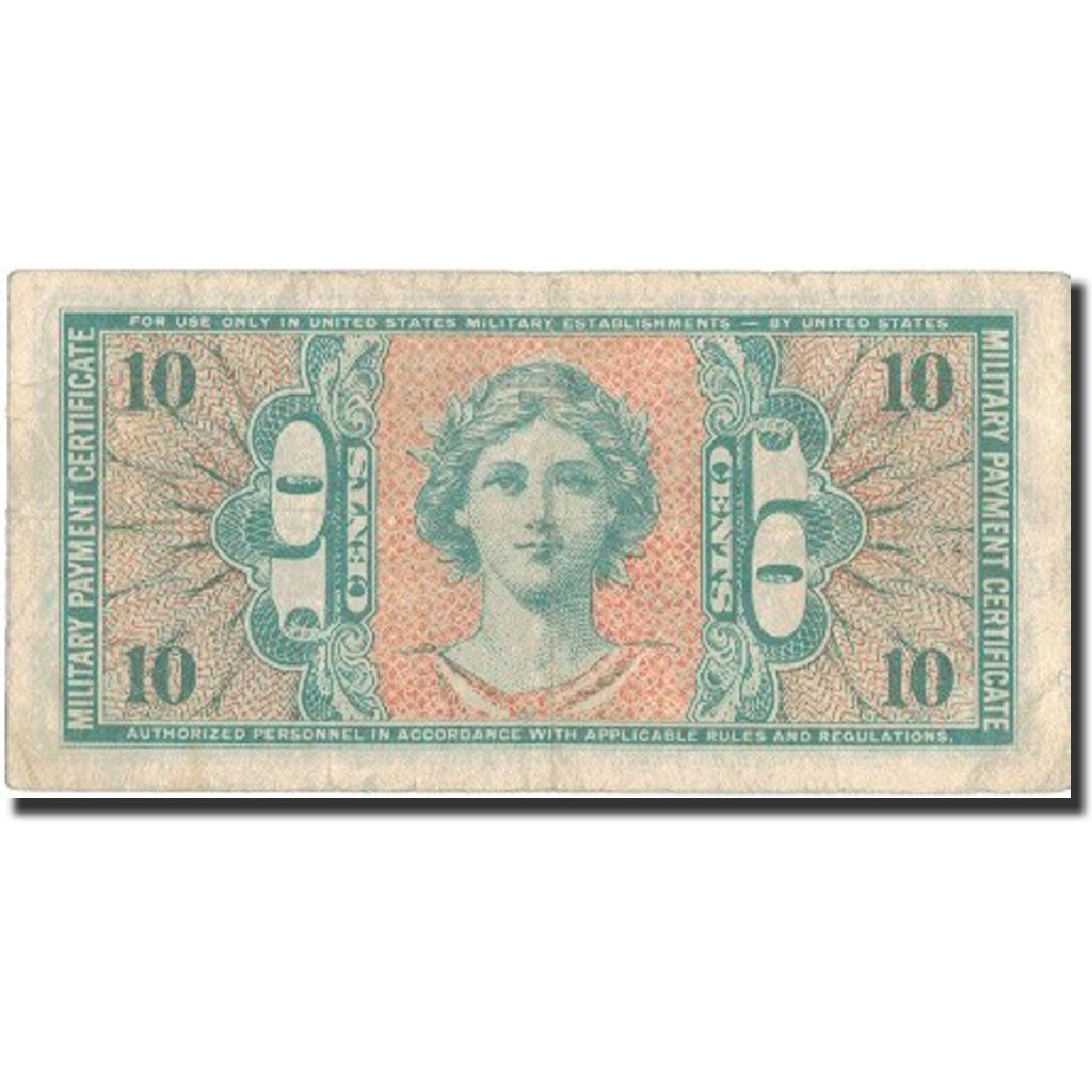 Banknote, United States, 10 Cents, Undated (1958), Undated, KM:M37a, EF(40-45)