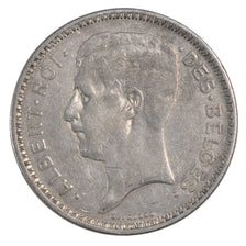 BELGIUM, 20 Francs, 20 Frank, 1933, KM #103.1, EF(40-45), Silver, 11.04