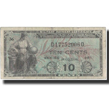 Billete, 10 Cents, Undated (1951), Estados Unidos, Undated, KM:M23a, RC+