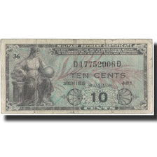 Banknote, United States, 10 Cents, Undated (1951), Undated, KM:M23a, F(12-15)
