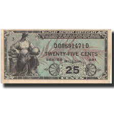 Banknote, United States, 25 Cents, Undated (1951), Undated, KM:M24a, AU(55-58)