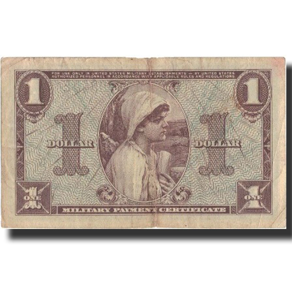 Banknote, United States, 1 Dollar, Undated (1954), Undated, KM:M33a, VF(20-25)
