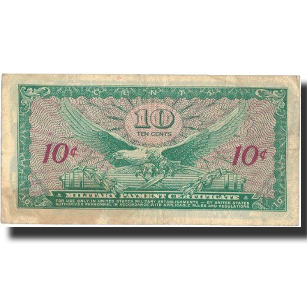 Banknote, United States, 10 Cents, undated (1945), Undated, KM:M58a, VF(30-35)